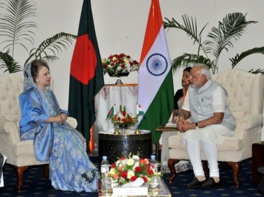 Narendra Modi meets former Bangladesh PM Khaleda Zia